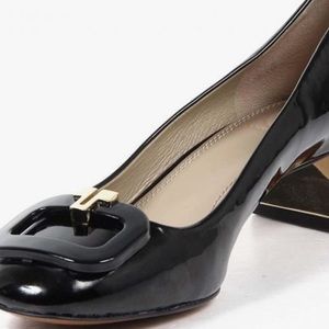 Tory Burch low block heel patent leather ballet flat